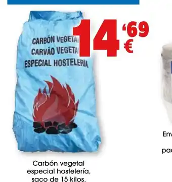 TOP Cash & Carry Carbón vegetal especial hostelería oferta