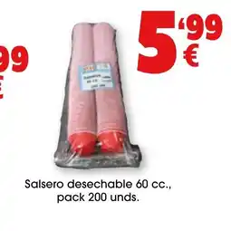 TOP Cash & Carry Salsero desechable oferta