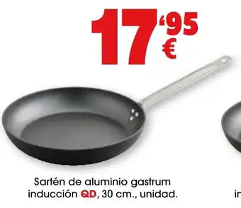 TOP Cash & Carry QD Sartén de aluminio gastrum inducción oferta
