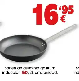 TOP Cash & Carry QD Sartén de aluminio gastrum inducción oferta