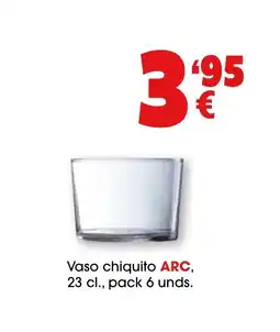 TOP Cash & Carry ARC Vaso chiquito oferta
