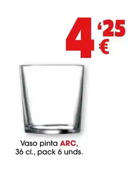 TOP Cash & Carry ARC Vaso pinta oferta