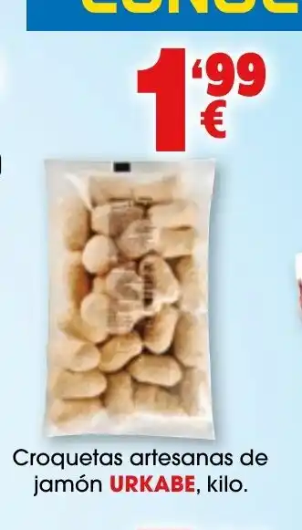 TOP Cash & Carry URKABE Croquetas artesanas de jamón oferta