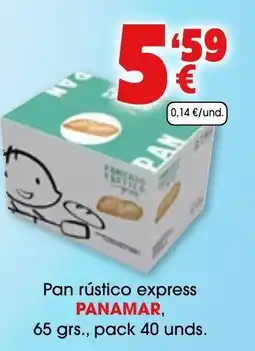 TOP Cash & Carry PANAMAR Pan rústico express oferta