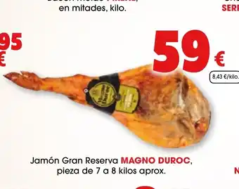 TOP Cash & Carry MAGNO DUROC Jamón Gran Reserva oferta