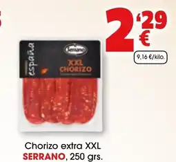 TOP Cash & Carry SERRANO Chorizo extra XXL oferta