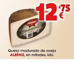 TOP Cash & Carry ALBÉNIZ Queso madurado de oveja oferta