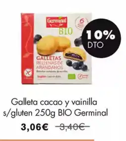 NaturaSí Galleta cacao y vainilla s/gluten oferta