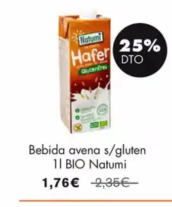NaturaSí Bebida avena s/gluten oferta
