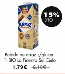NaturaSí Bebida de arroz s/gluten oferta