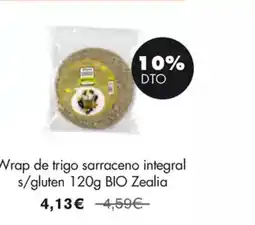 NaturaSí Wrap de trigo sarraceno integral s/gluten oferta