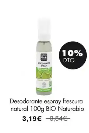 NaturaSí Desodorante espray frescura natural oferta