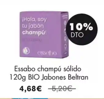 NaturaSí Essabo champú sólido oferta