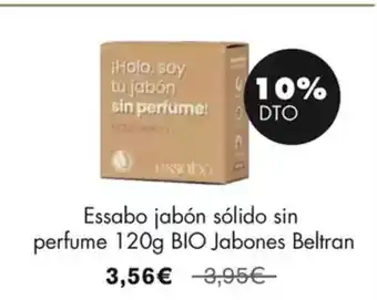 NaturaSí Essabo jabón sólido sin perfume oferta