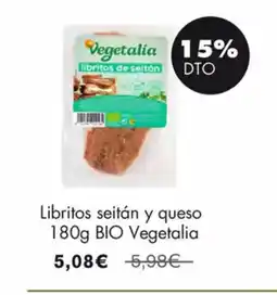 NaturaSí Libritos seitán y queso oferta