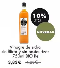 NaturaSí Vinagre de sidra sin filtrar y sin pasteurizar oferta