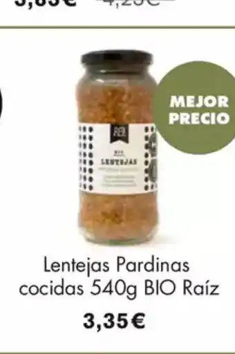 NaturaSí Lentejas Pardinas cocidas oferta