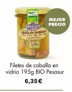 NaturaSí Filetes de caballa en vidrio oferta