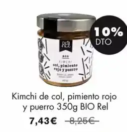 NaturaSí Kimchi de col, pimiento rojo y puerro oferta