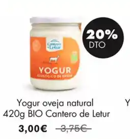 NaturaSí Yogur oveja natural oferta
