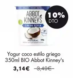 NaturaSí Yogur coco estilo griego oferta
