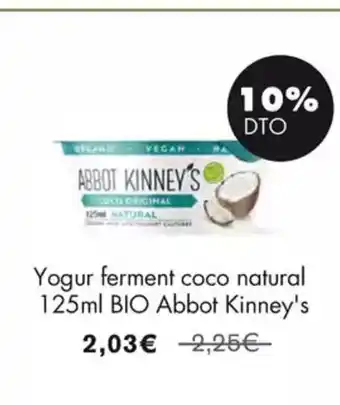 NaturaSí Yogur ferment coco natural oferta