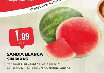 SPAR Gran Canaria Sandía blanca oferta
