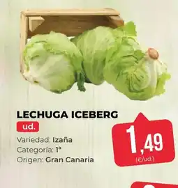 SPAR Gran Canaria Lechuga iceberg oferta