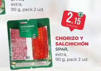 SPAR Gran Canaria Chorizo y salchichón oferta