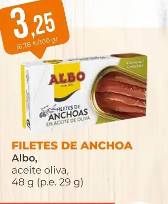 SPAR Gran Canaria ALBO Filetes de anchoa oferta