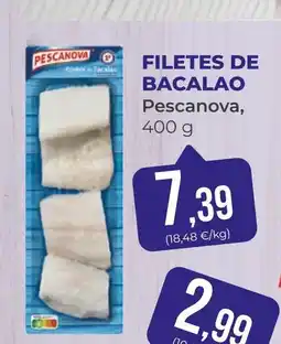 SPAR Gran Canaria PESCANOVA Filetes de bacalao oferta