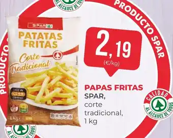 SPAR Gran Canaria Papas fritas oferta