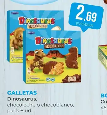 SPAR Gran Canaria DINOSAURUS Galletas oferta