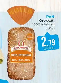 SPAR Gran Canaria OROWEAT Pan oferta
