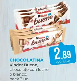 SPAR Gran Canaria KINDER BUENO Chocolatina oferta