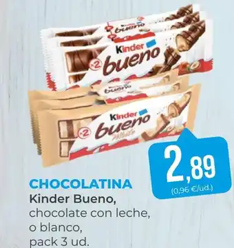 SPAR Gran Canaria KINDER BUENO Chocolatina oferta