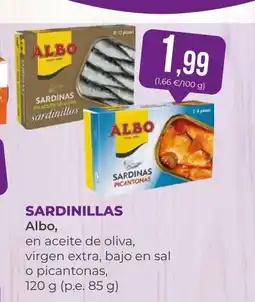 SPAR Gran Canaria ALBO Sardinillas oferta