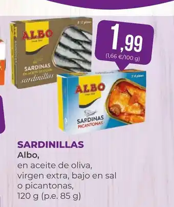 SPAR Gran Canaria ALBO Sardinillas oferta