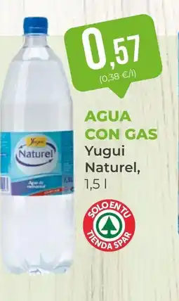 SPAR Gran Canaria YOGUI NATUREL Agua con gas oferta