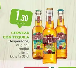 SPAR Gran Canaria DESPERADOS Cerveza con tequila oferta