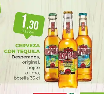 SPAR Gran Canaria DESPERADOS Cerveza con tequila oferta