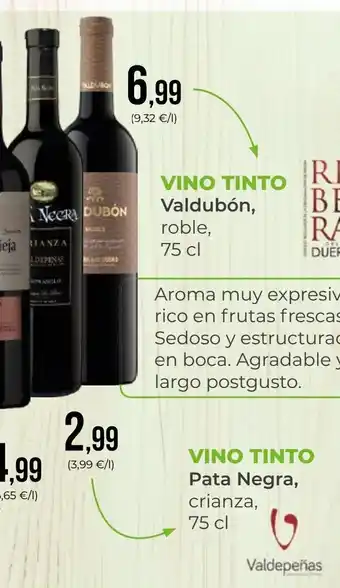 SPAR Gran Canaria PATA NEGRA Vino tinto oferta