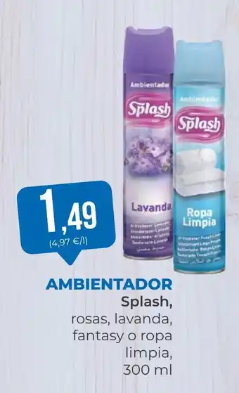 SPAR Gran Canaria SPLASH Ambientador oferta