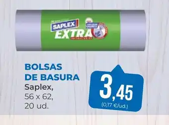 SPAR Gran Canaria SAPLEX Bolsas de basura oferta