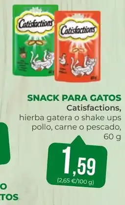SPAR Gran Canaria CATISFACTIONS Snack para gatos oferta