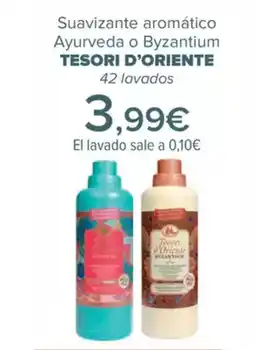 Carrefour TESORI D'ORIENTE Suavizante aromático Ayurveda o Byzantium oferta