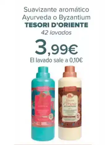 Carrefour TESORI D'ORIENTE Suavizante aromático Ayurveda o Byzantium oferta