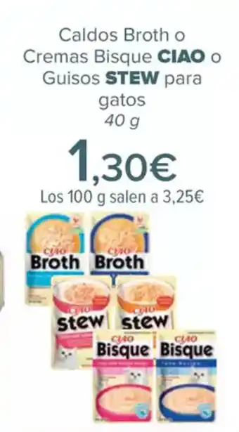 Carrefour Caldos Broth o Cremas Bisque oferta