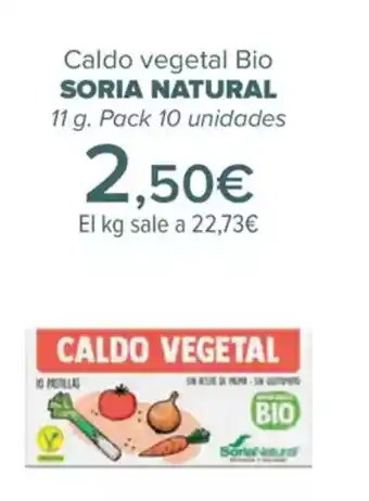 Carrefour SORIA NATURAL Caldo vegetal Bio oferta