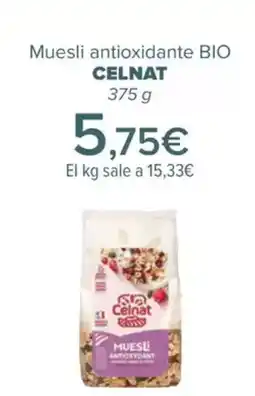 Carrefour CELNAT Muesli antioxidante BIO oferta